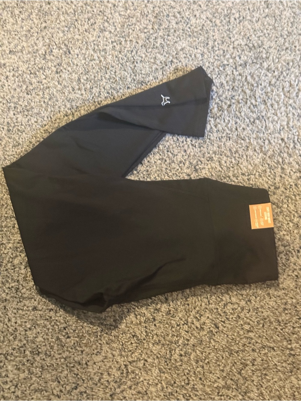 PINK Victoria's Secret Black Leggings Large NWT